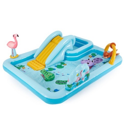 Kolam Renang Perosotan Jungle Adventure Play Center intex 57161 / FUN FRUITY PLAY CENTER 57161