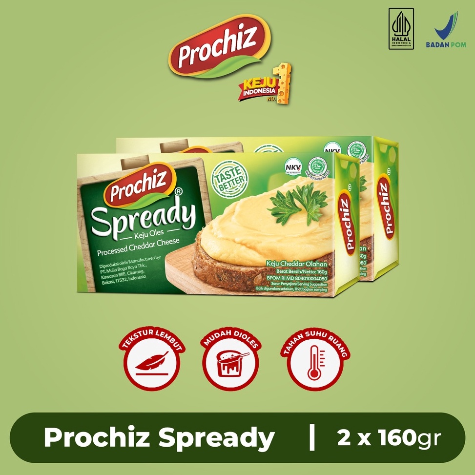 

Buru4n Beli PROCHIZ Spready 160 gr x 2 Big Sale