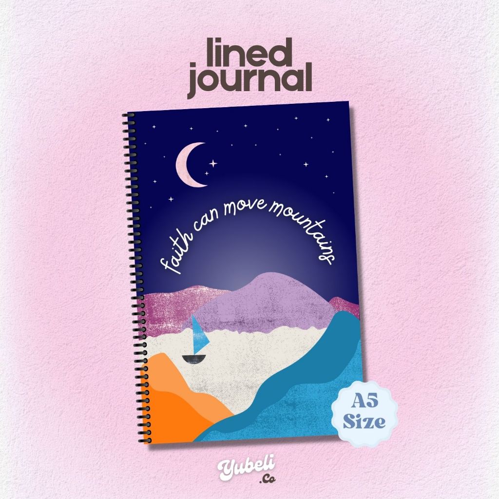 

Faith A5 Lined Notebook Spiral Aesthetic Bible Study Journal Buku Tulis Firman Tuhan Sermon Notebook