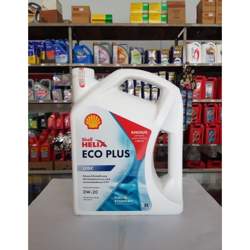 Oli Shell Eco Plus 0w-20 3 liter