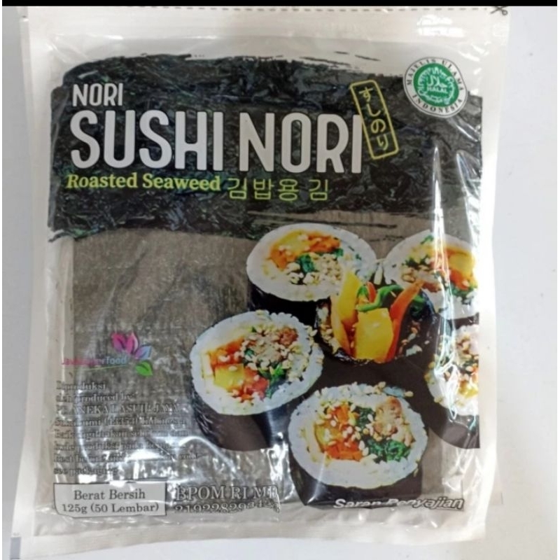 

sushi nori isi 50 lembar
