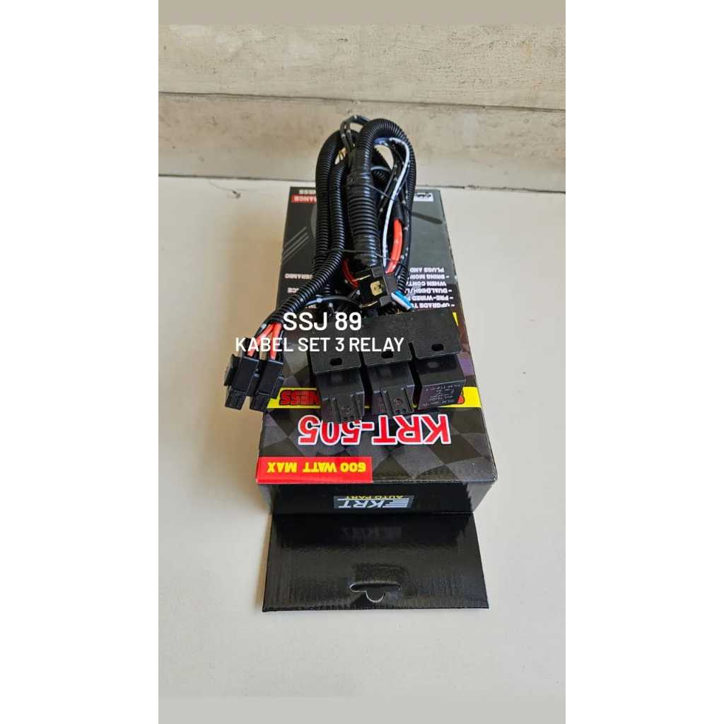 Kabel Relay set H4 RELAY BOSCH ASLI 3 RELAY