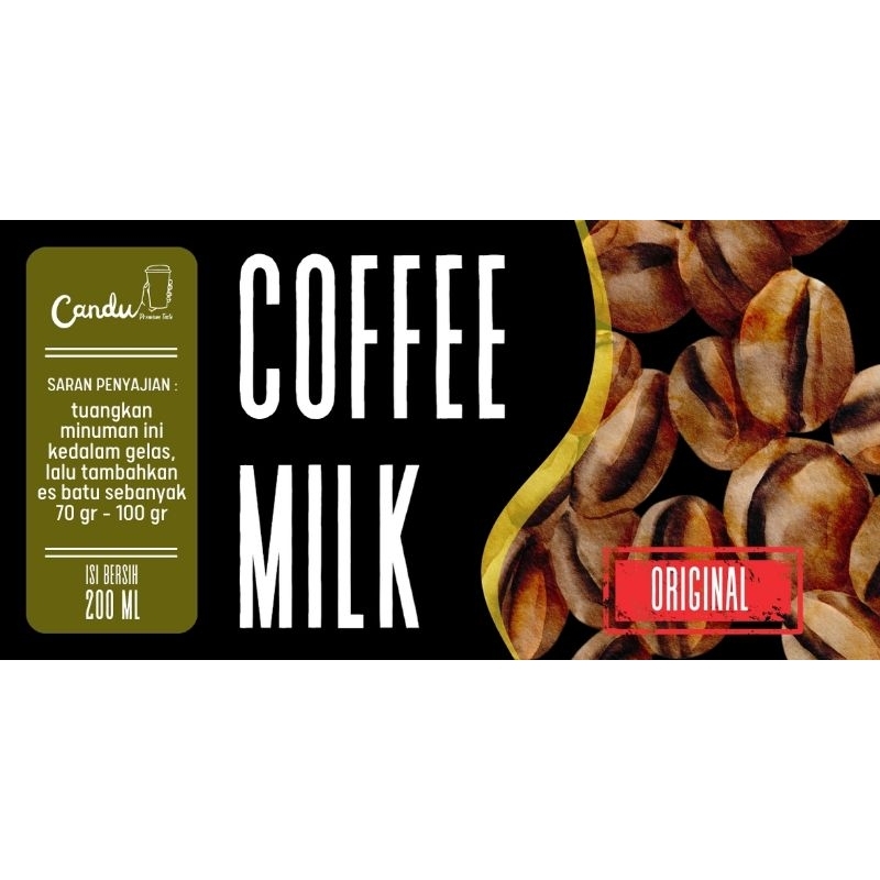 

minuman kopi susu / coffee milk / original 200 ml