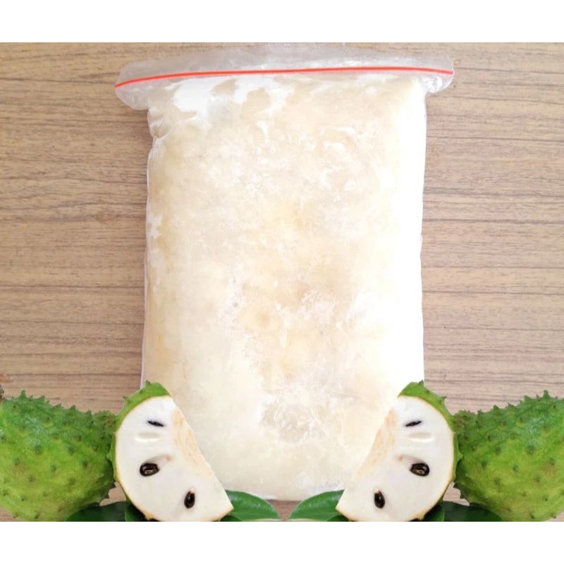 

IQF Soursop/ Sirsak Frozen Tanpa Biji 1kg