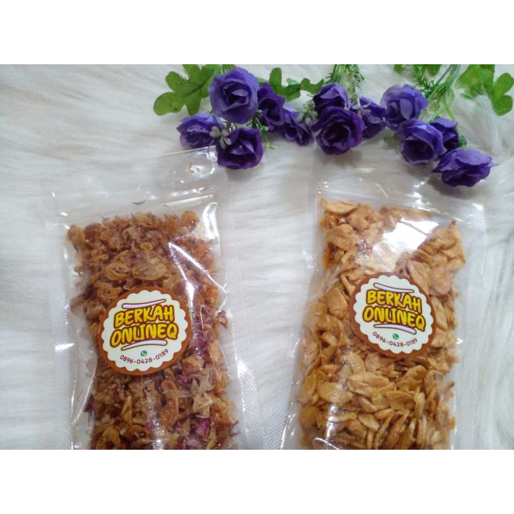 

Bawang putih goreng kriuk no tepung murni bawang