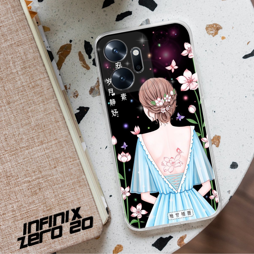 Case INFINIX ZERO 20 - Casing INFINIX ZERO 20 Terbaru 2023 MIRACLE CASE [ MOTIF 22 ] Silikon INFINIX