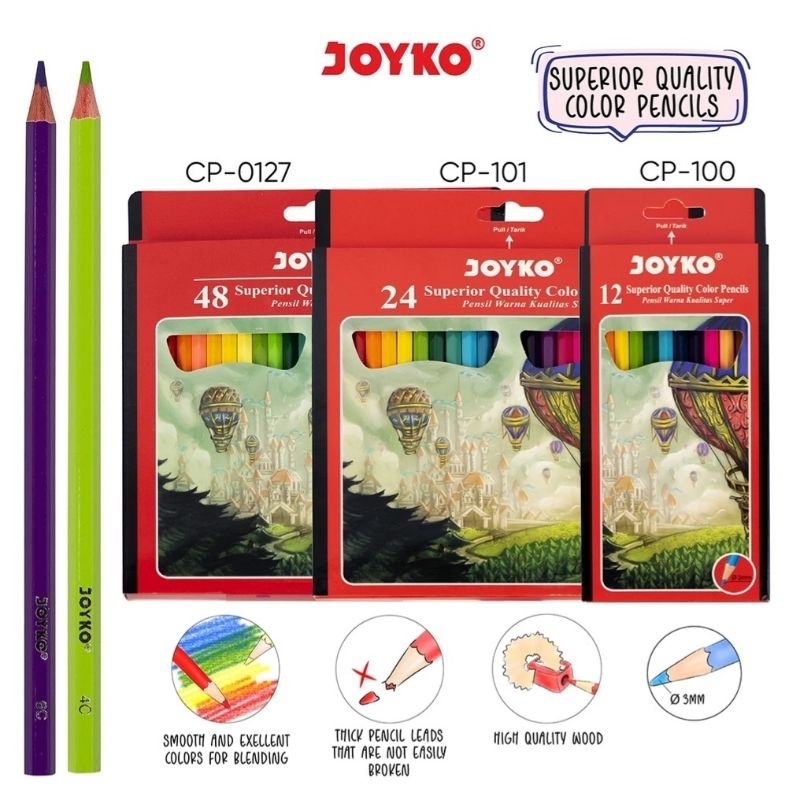 

#KarensMart PENSIL WARNA JOYKO