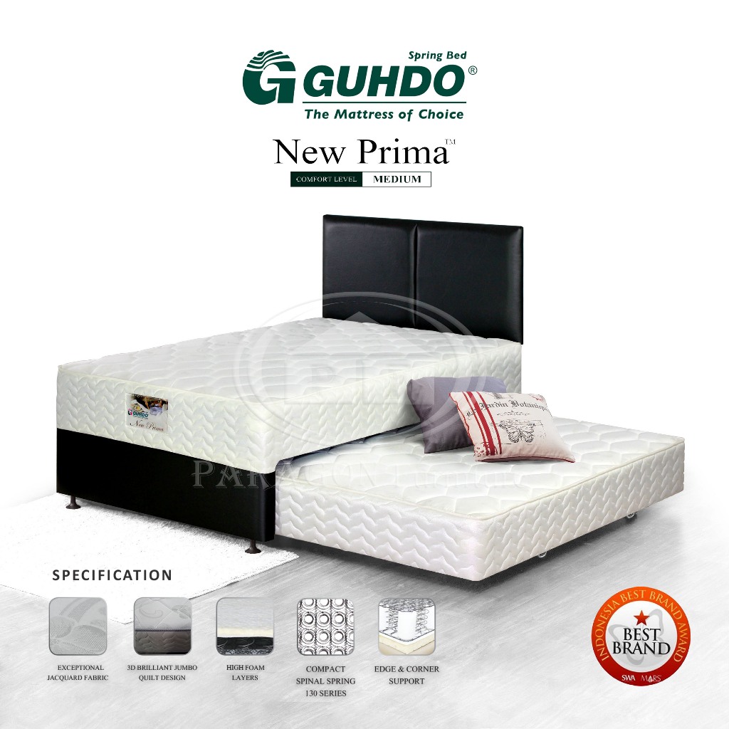 2in1 New Prima 120x200 HB Atlantic - Spring bed Guhdo