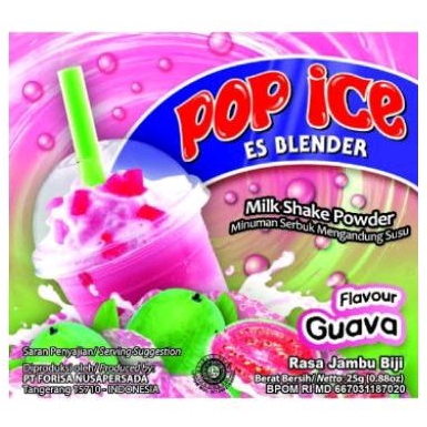 

pop ice blender rasa bola bola jambu