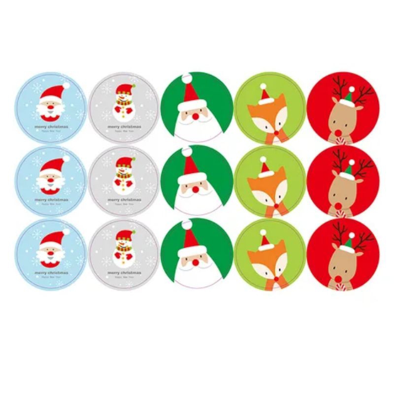 

Stiker Santa Merry Christmas Stiker Natal Toples dan Kue Berbagai Motif