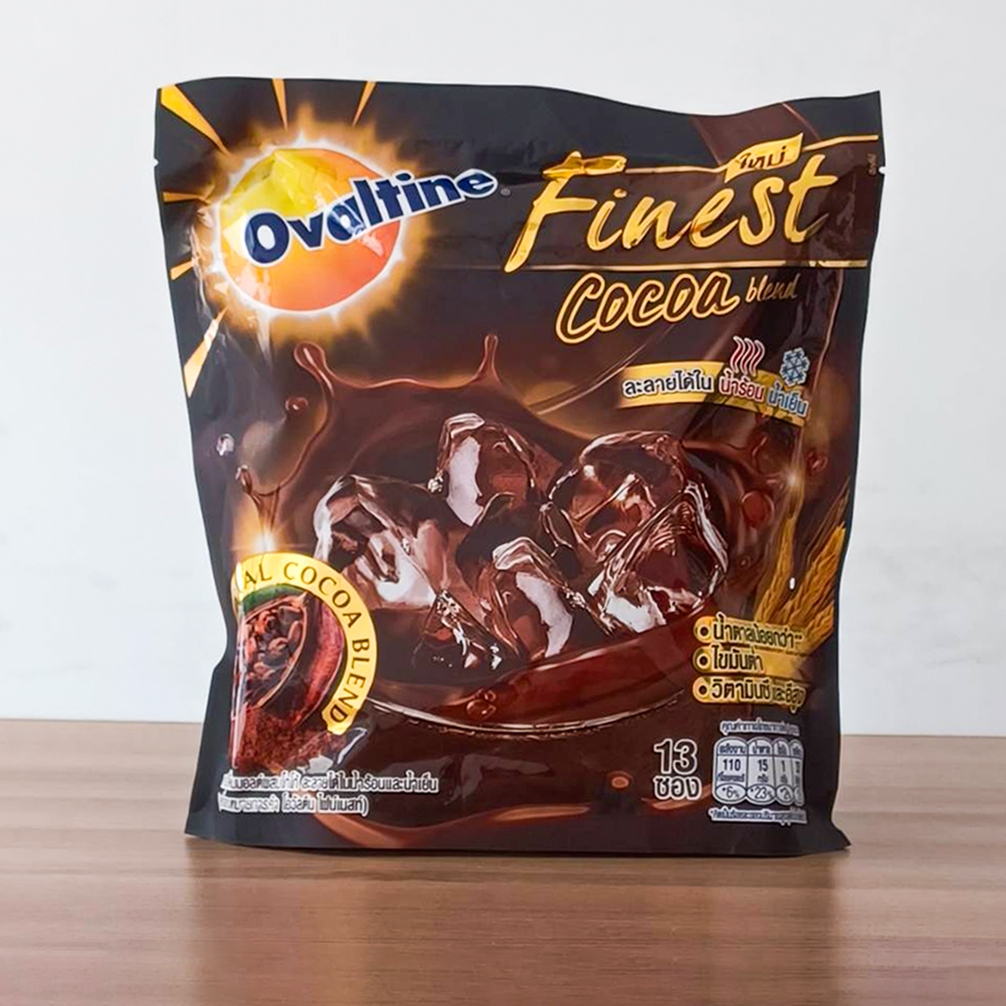 

[Thai Product ] Ovaltine Finest Cocoa Blend Thailand 1 pack isi 13 pcs