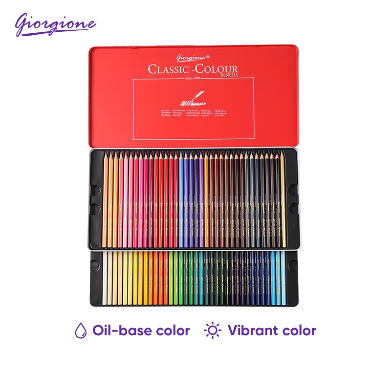 

Termurah Giorgione Oil Pensil Warna 12/24/36/48/72/120 Warna G-MT murah