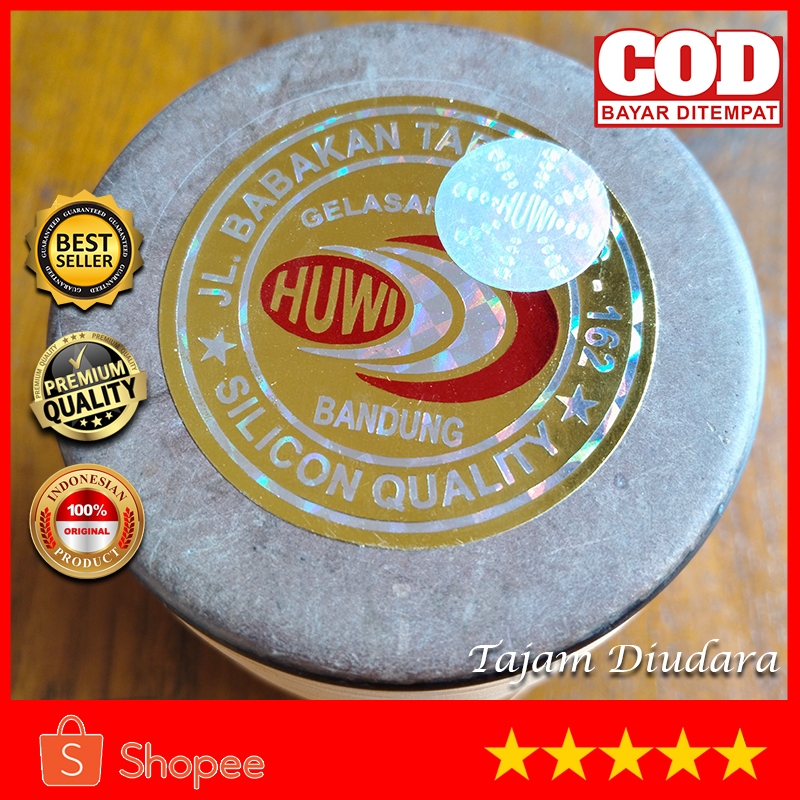 GELASAN HUWI ORIGINAL / SPECIAL GOLD STICKER / PANJANG 6000 YARD / MADE IN BABAKAN TAROGONG BANDUNG 