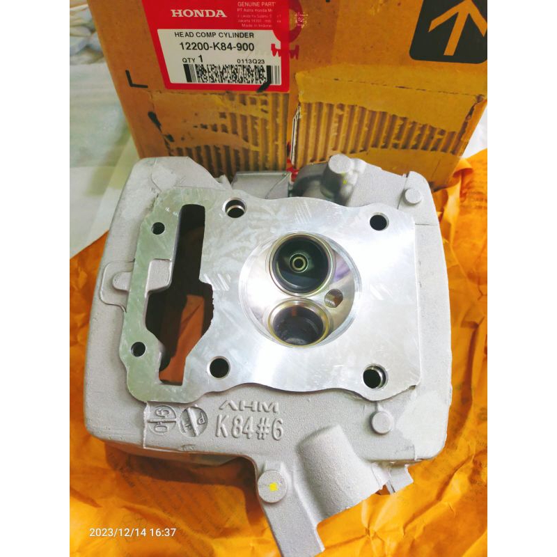 cylinder head crf150 blok kop crf150 12200K84900. original ahm