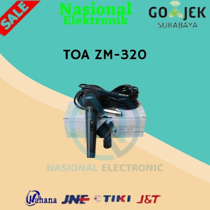 MICROPHONE TOA ZM-320/MICROPHONE TOA MASJID/MICROPHONE TOA/PENGERAS SUARA TOA ZM 320.