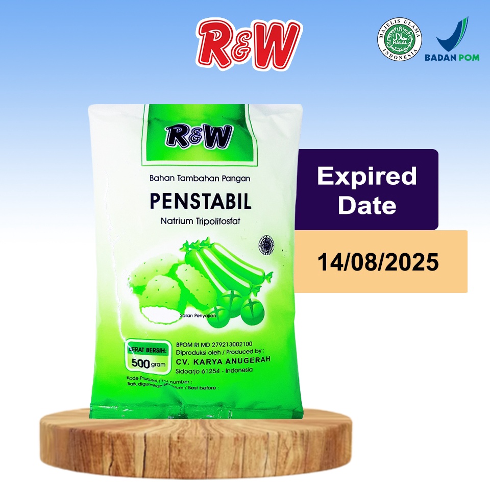 

[♜V76<] Pengenyal Penstabil Bakso Mie Nugget Jenang Halal Rajawali R&W RW 500 g Big Sale