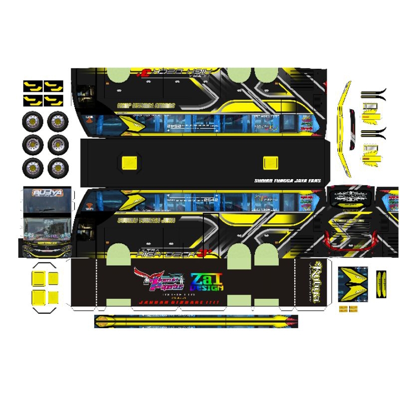 lembaran paperbus skala 20