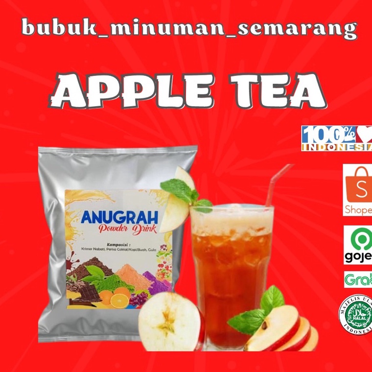 

H4rga Murah Bubuk Minuman tea 1kg apel tea Scrooling