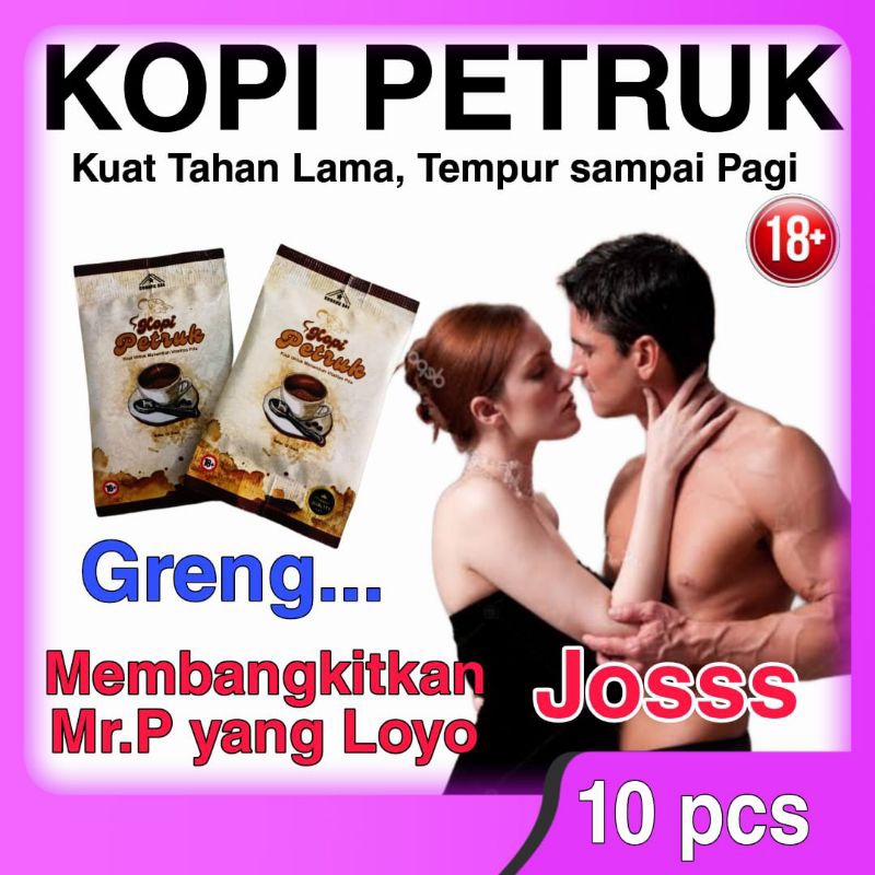 

Kopi Petruk (10 pcs) untuk Vitalitas Pria Perkasa Kuat Gairah Seksualitas Dan Kejantanan Bisa Greng Tahan Lama Extra Herbal Gingseng Pinang Original Petruk Gudang Sae Bukan SLB SOLOCO GRENGa GATOTKOCO