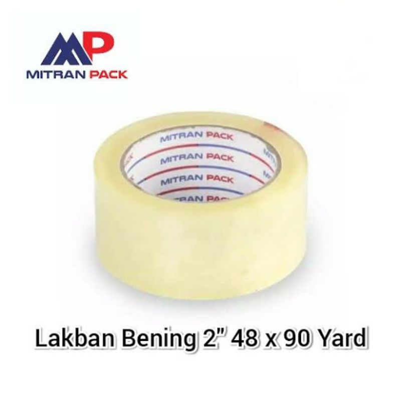 

MITRAN PACK lakban bening 2 inch 90 yard / lakban bening 2inch 90yard / lakban bening 2" 90 yard