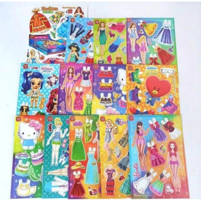 50 Pcs Mainan Bp Bp an Keretas Mainan Anak Perempuan