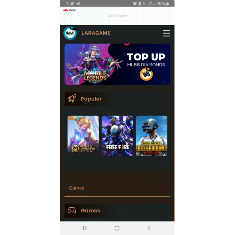 SC WEB TOP UP GAME LARAVEL 10