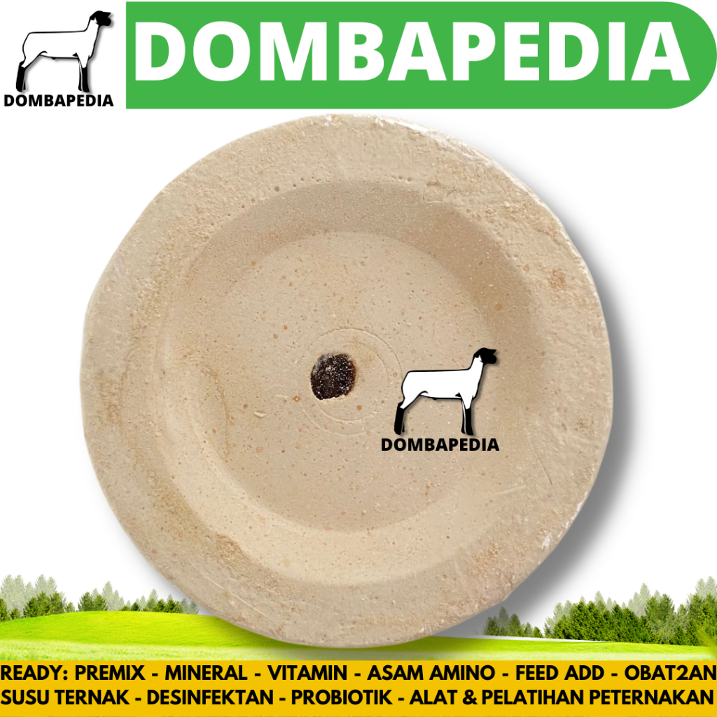 MINERAL BLOK KAMBING 500 gr - Mineral Blok Kambing - Mineral Blok Sapi - Mineral Blok Domba ( POLOS 
