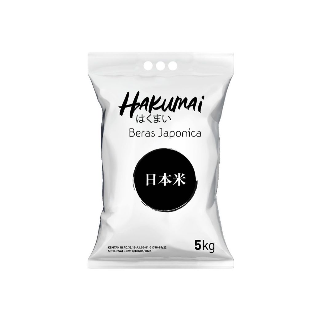 

Beras Jepang Japonica Sushi Hakumai 5 kg