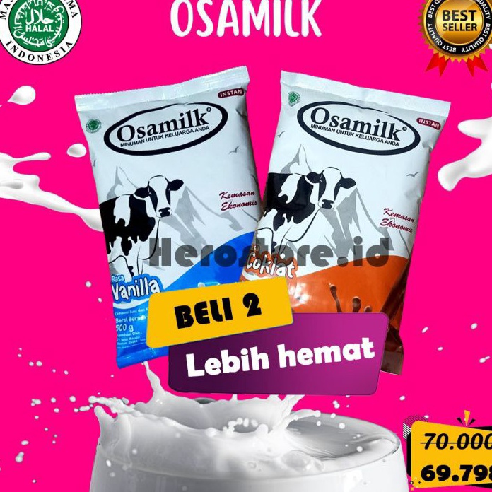 

MODEL ENJ808 SUSU OSAMILK ORIGINAL 100% Penggemuk Badan & Penambah Nafsu Makan 500 g