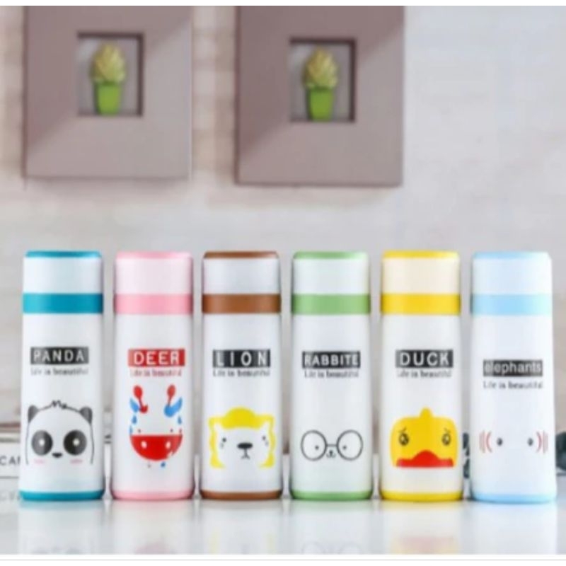 botol minum sekolah santai pergi anak dewasa karakter lucu imut cewek cowok