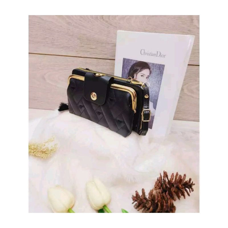 TAS HP FOREVER LOVE DOMPET HP BEHEL TIDUR RESLETING 1 TAS HP WANITA KOREAN STYLE