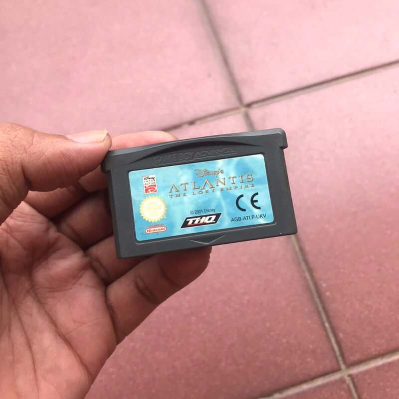 kaset nintendo gba atlantis the lost empire