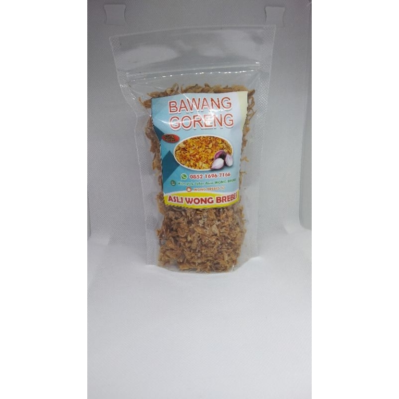 

BAWANG GORENG ASLI WONG BREBES 90 Gram.