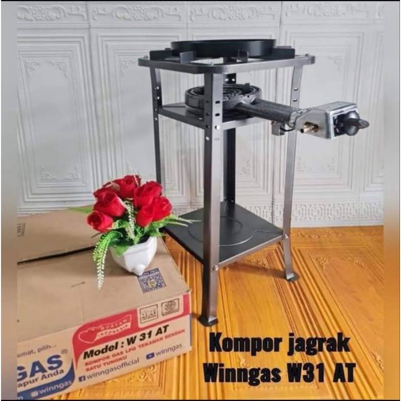 Winn Gas - KOMPOR WINN GAS W-31 AT / KOMPOR KOMERSIL KAKI TINGGI LOW PRESSURE - Kompor Mata Seribu