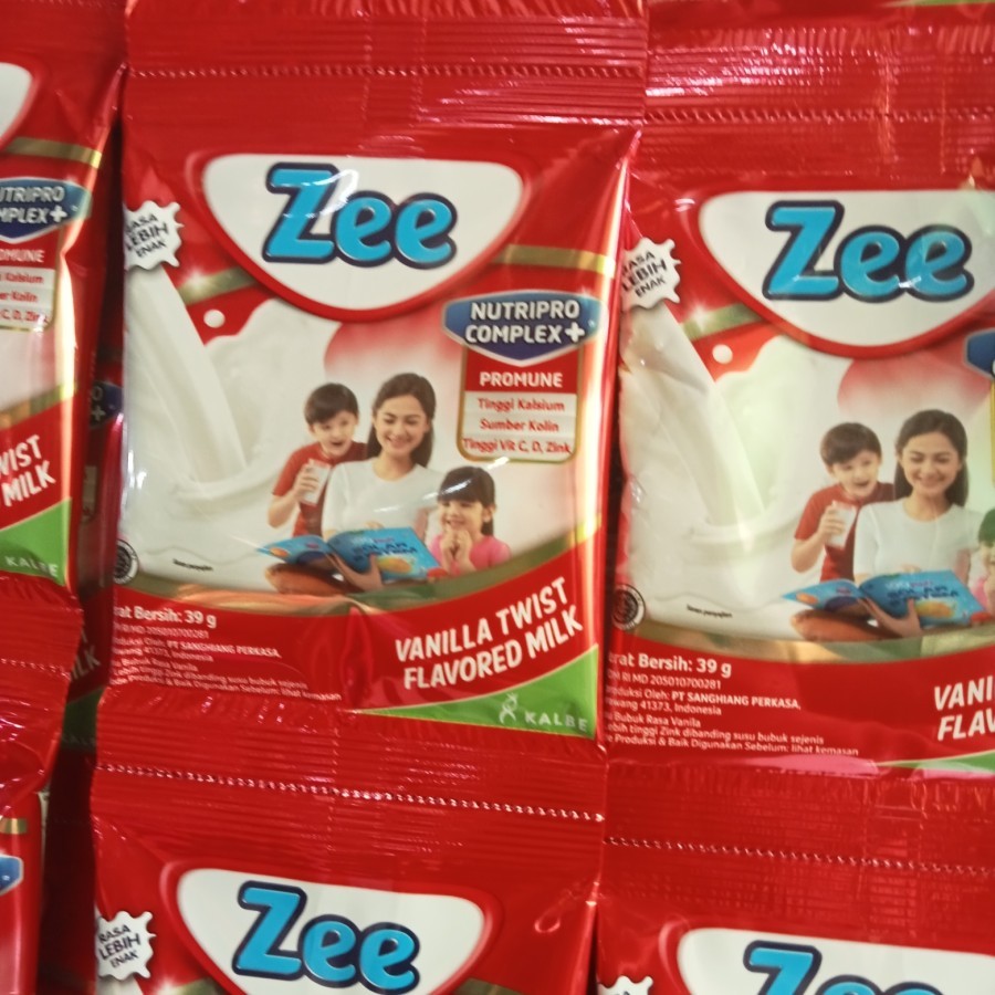 

Susu Zee Putih Sachet 10 x 40 gram