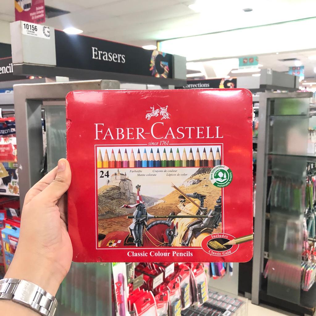 

Gramedia - Faber Castell - Classic Colour Tin Case 24 Warna