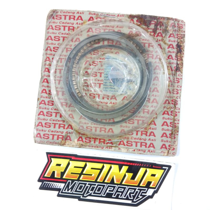 Ring Piston Seher Honda Astrea Grand Prima Supra X Lama Win 100 GN5 Oversize Os 50 Original