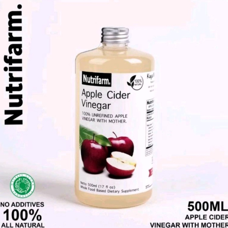 

[❋L4$] CUKA APEL ORIGINAL 500ML / CIDER VINEGAR / CUKA SARI [20]