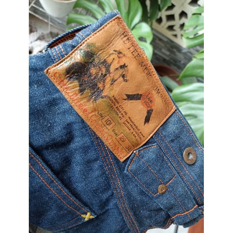 Lee 101 1930s repro japanese fabric/denim selvedge