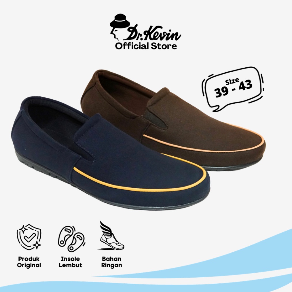 Terlaris Dr. Kevin Sepatu Kasual Pria Slip On 851-031 buruan