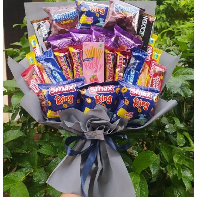 

ZPQL4081 [PROMO SALE!!!] (B) Buket BESAR KEREN PREMIUM /paket/bingkisan Snack Ulang Tahun/Ultah/ Wisuda/Kado/Hadiah