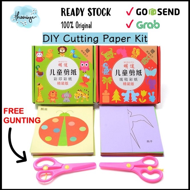 

Readii Stock DIY PAPER CUT / CUTTING PAPER ACTIVITY KIT aktivitas menggunting anak [114]