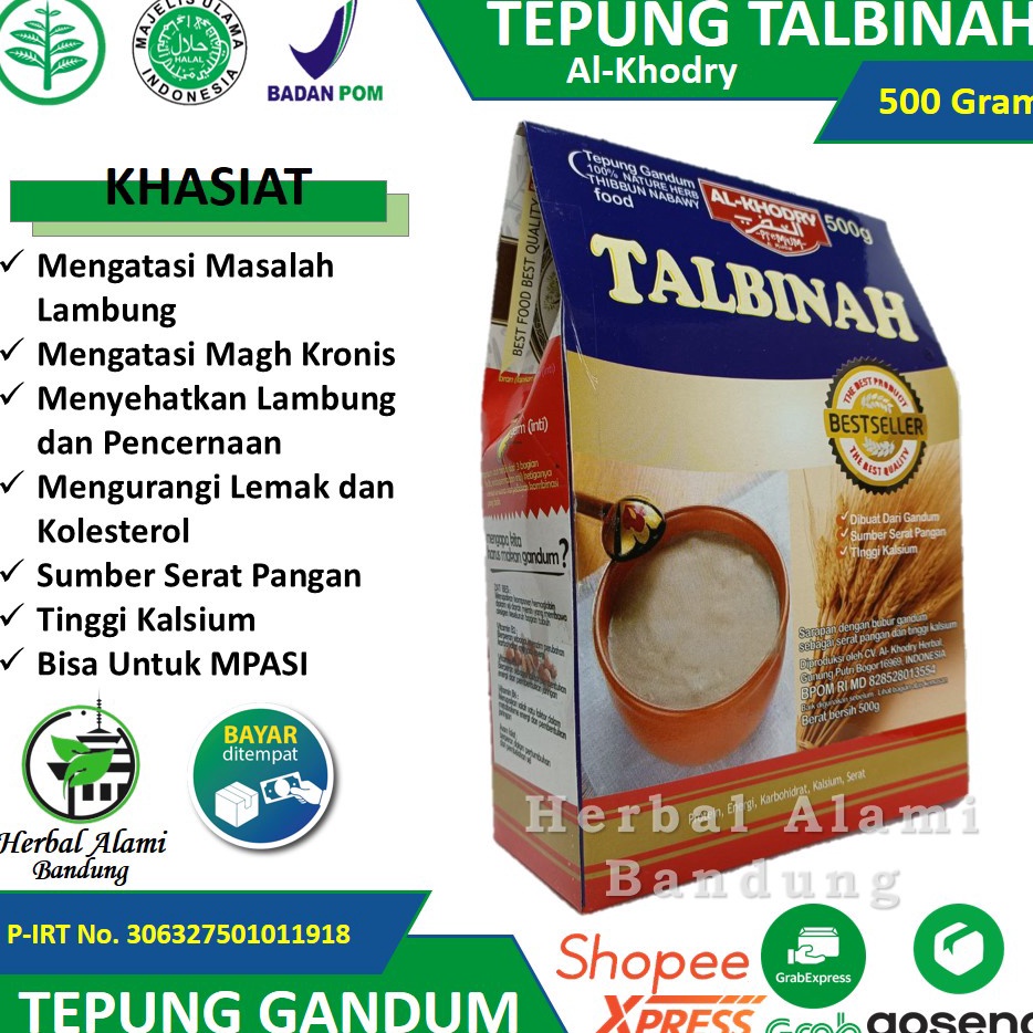 

Terupd@te Tepung Gandum TALBINAH AL KHODRY Mengatasi Masalah Lambung Dan Gangguan Perncernaan Promo Spesial
