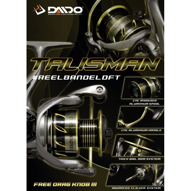 HARGA GROSIR reel power handle Daido Magma/dark knight/talisman buruan