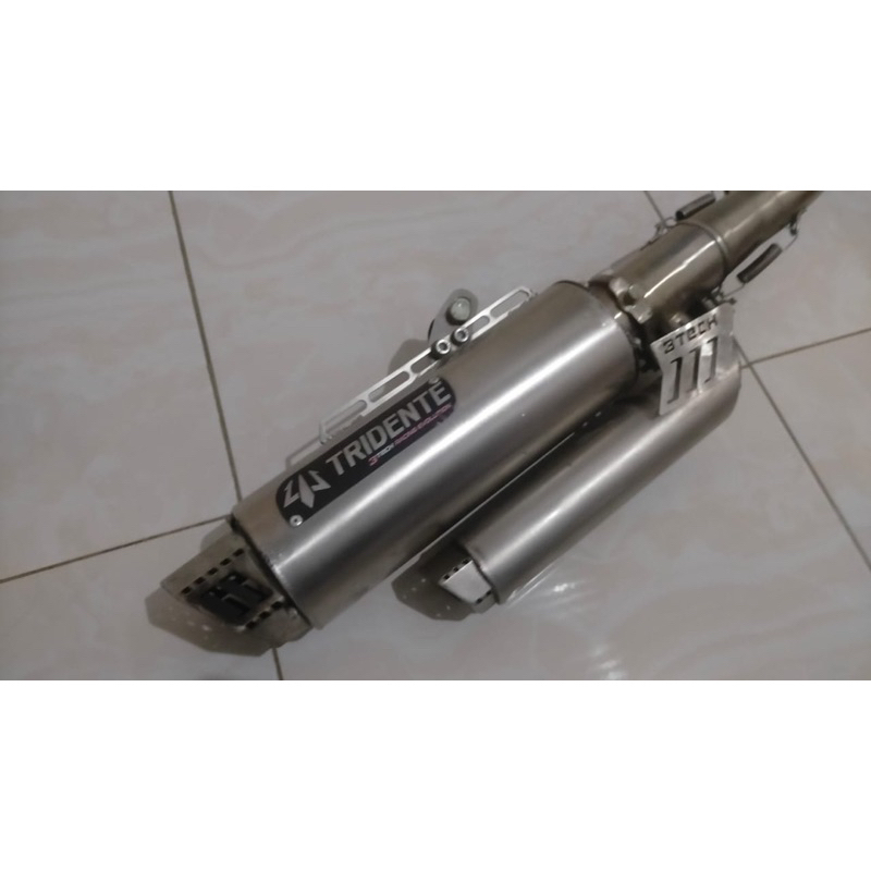 knalpot 3 suara tridente f23