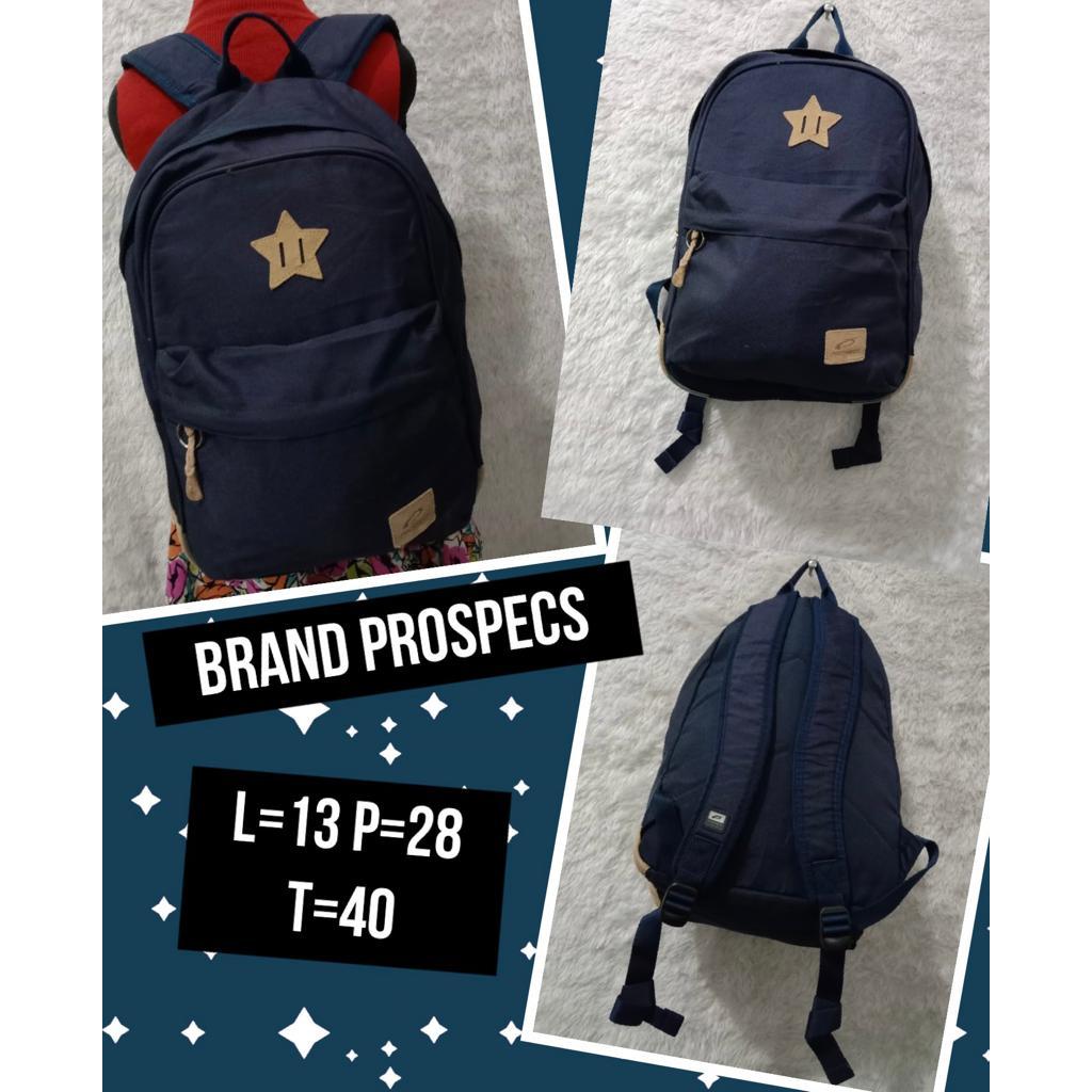 Ransel Prospecs mix bludru cokelat (k005.No.10)