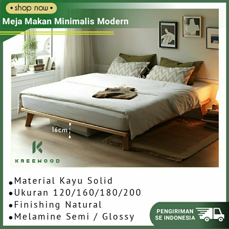 DIPAN MINIMALIS FULL FLAT TANPA SANDARAN / DIPAN MINIMALIS AESTHETIC / DIPAN POLOS TANPA SANDARAN