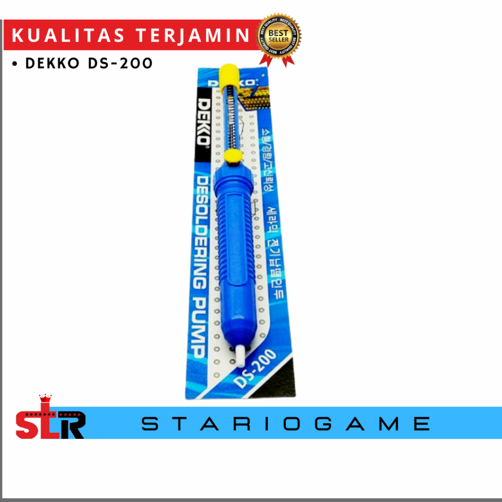 Sedotan timah DEKKO DS200 ukuran besar Sedotan timah solder Sedotan timah murah berkualitas