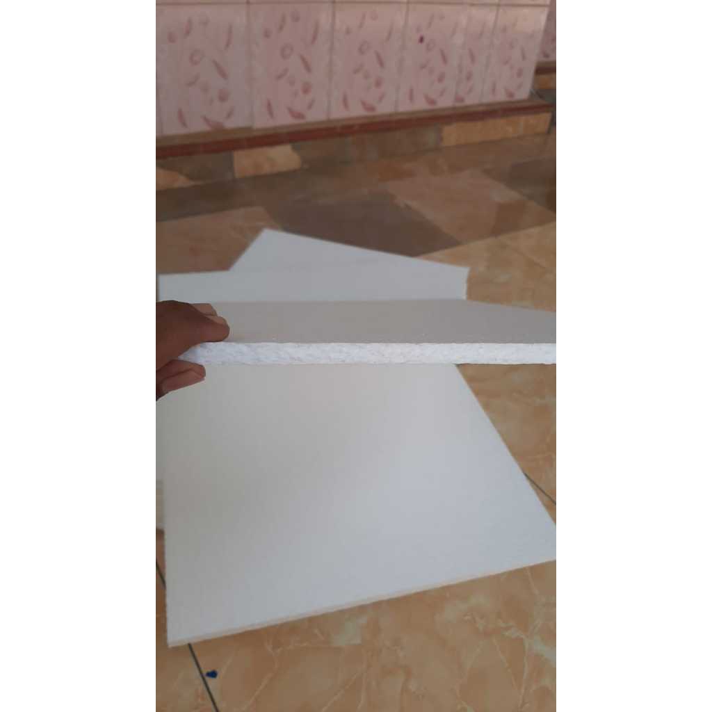 

styrofoam gabus lembaran uk 33x50x1 cm bahan low bisa request ukuran