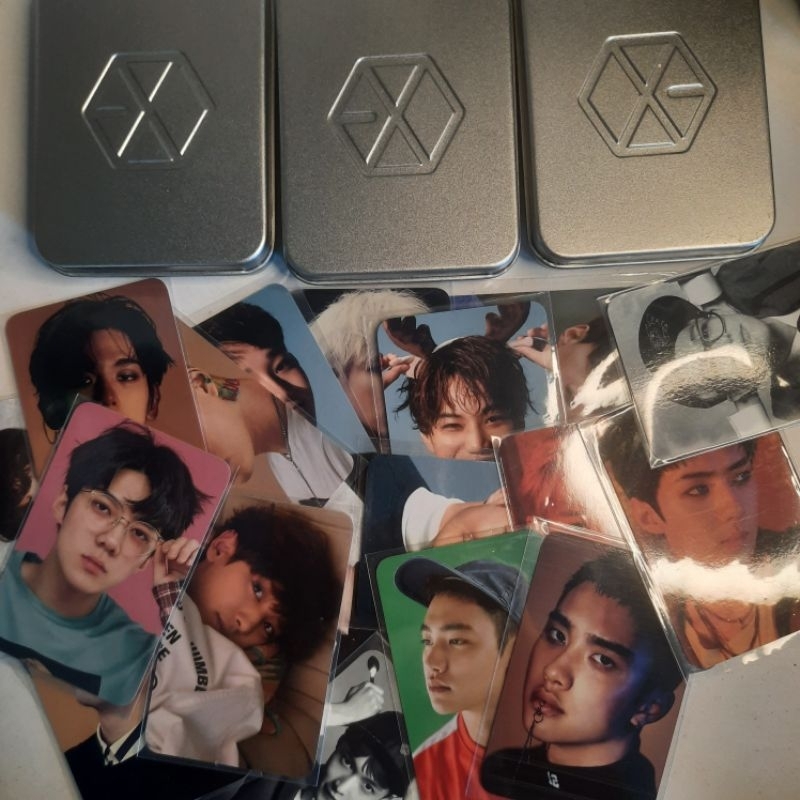 official exo repackage card set photocard 10 th anniversary